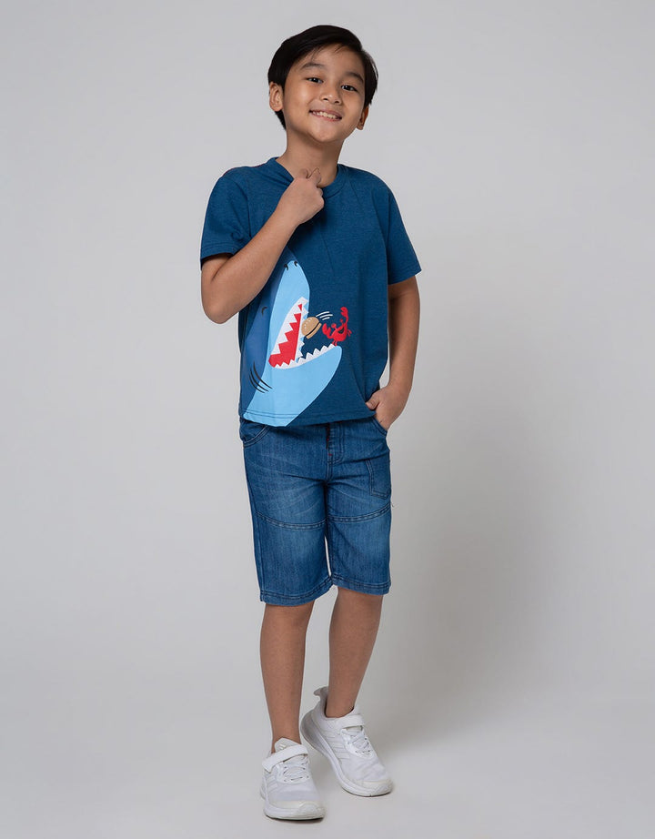 Little M Short Sleeve T-Shirt Ki Best Buy Shark