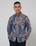 Arjuna Weda Kemeja Batik Daun Dewa