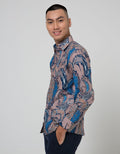 Arjuna Weda Kemeja Batik Daun Dewa