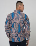 Arjuna Weda Kemeja Batik Daun Dewa