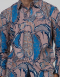 Arjuna Weda Kemeja Batik Daun Dewa