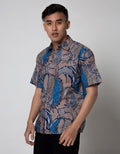 Arjuna Weda Hem Batik Daun Dewa