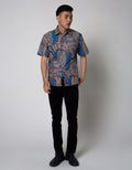 Arjuna Weda Hem Batik Daun Dewa
