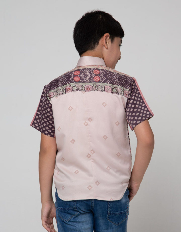 Arjuna Weda Shirt Boy Batik Diamond Flower