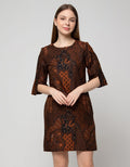 Arjuna Weda Sack Dress Batik Sekar Jagad 2