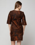 Arjuna Weda Sack Dress Batik Sekar Jagad 2
