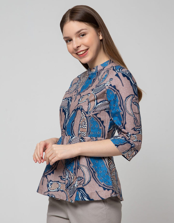 Arjuna Weda Blouse Batik Leaves of the Gods