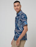 Arjuna Weda Batik Samudra Men's Batik Shirt
