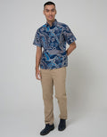 Arjuna Weda Batik Samudra Men's Batik Shirt