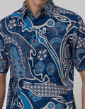 Arjuna Weda Batik Samudra Men's Batik Shirt