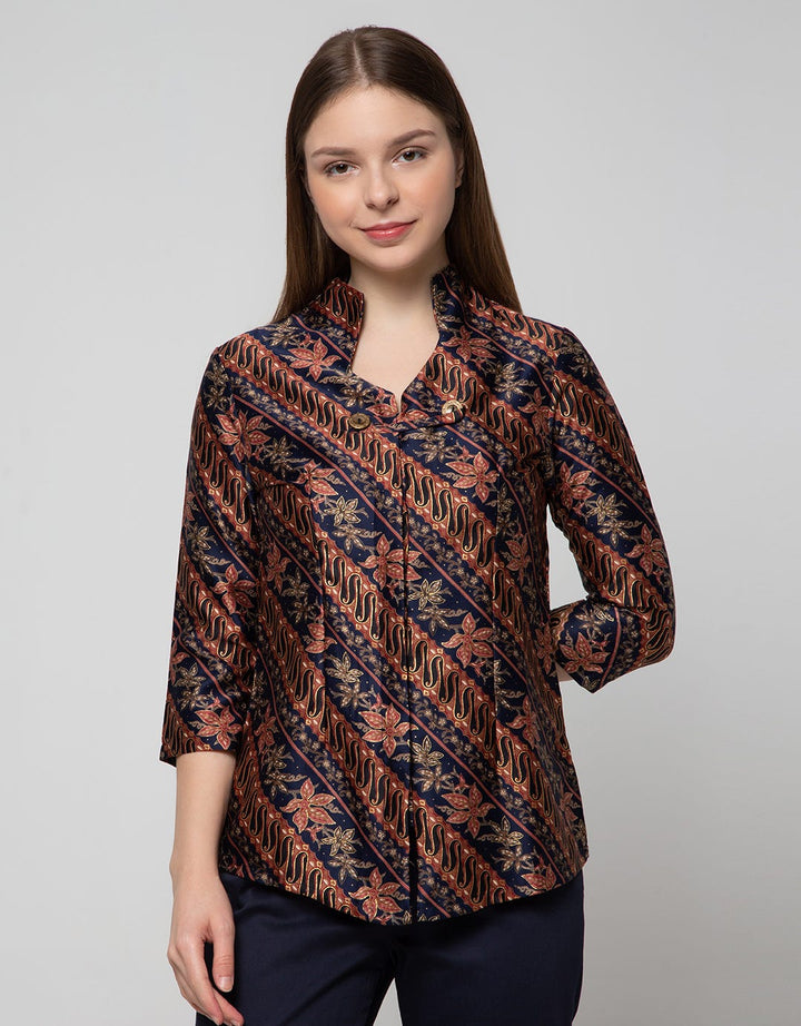 Arjuna Weda Blouse Batik Parang Flower