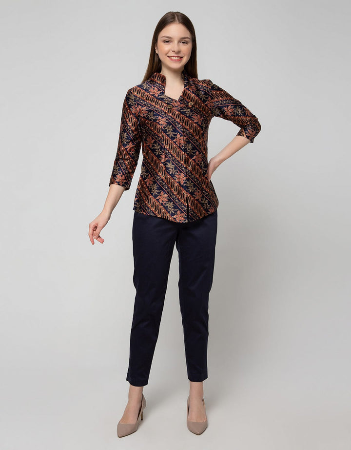 Arjuna Weda Blouse Batik Parang Flower