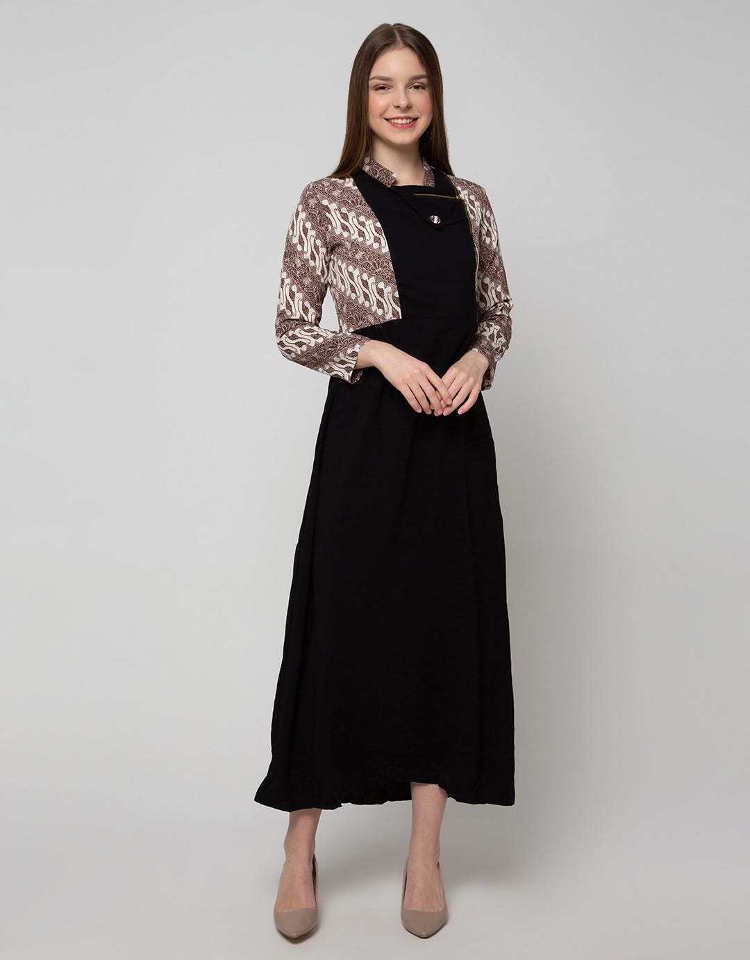 Adikusuma Gamis Batik Parang Seling