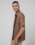 Adikusuma Batik Shirt Tumpal Runtum