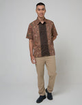 Adikusuma Batik Shirt Tumpal Runtum