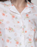 Details Long Sleeve Shirt With Floral Print