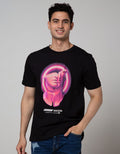 American Jeans Short Sleeve T-Shirt Half Face Print