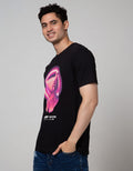 American Jeans Short Sleeve T-Shirt Half Face Print
