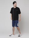 American Jeans Short Sleeve T-Shirt Contrast Overlock Stitch