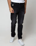 Cole Denim Long Pants With Scratch Wishker And Sunblast