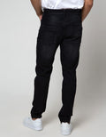 Cole Denim Long Pants With Scratch Wishker And Sunblast