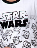 Star Wars Half Print Short Sleeve T-Shirt