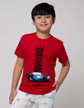 Character Short Sleeve T-Shirt Batman Movie Mobil