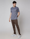 Walrus Studio Print Stripes T-Shirt