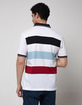 Walrus Kaos Polo Salur Stripe Block Pria