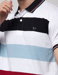 Walrus Kaos Polo Salur Stripe Block Pria