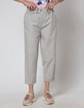 Details Long Pants Paper Bag With Tapered Fit