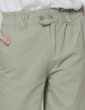 Details Long Pants Paper Bag With Tapered Fit