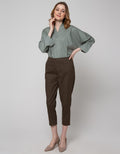 Connexion Capri Pants Twill Stretch With Back Pocket