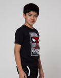 Marvel T-Shirt Spiderman Face Square