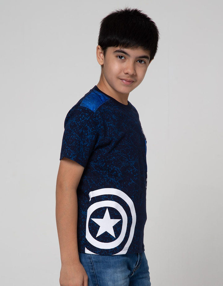 Marvel Aavenger Captain Short Sleeve T-Shirt