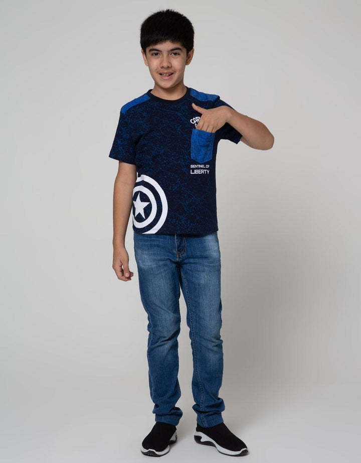 Marvel Aavenger Captain Short Sleeve T-Shirt