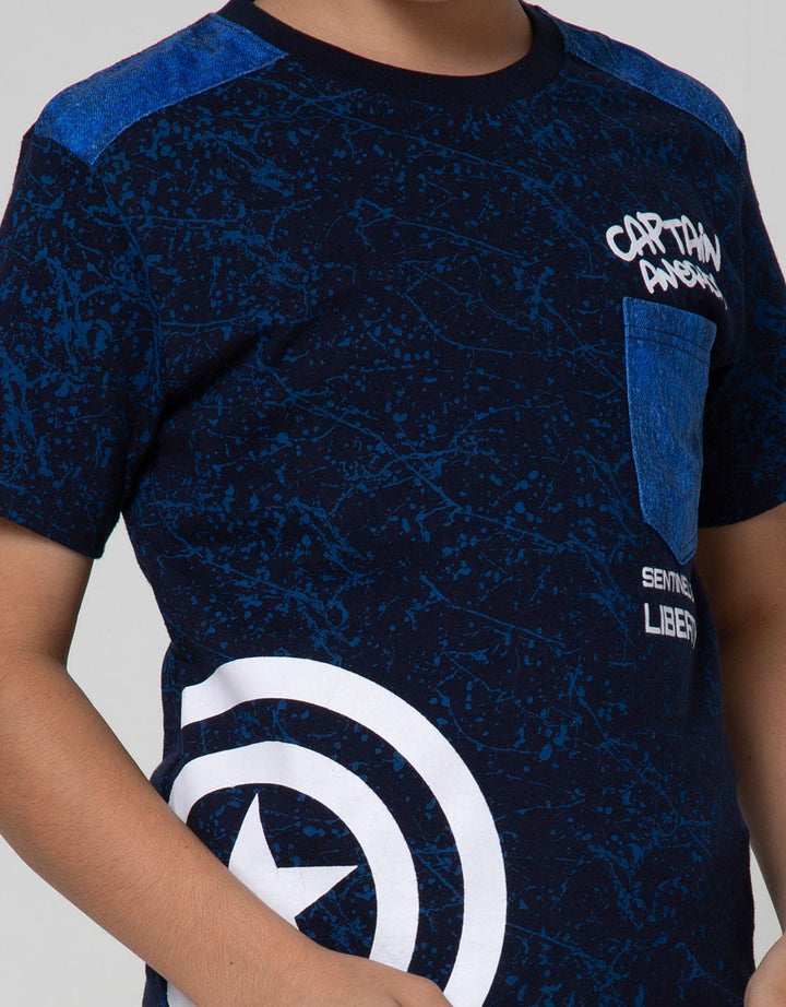 Marvel Aavenger Captain Short Sleeve T-Shirt