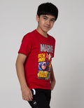 Marvel T-Shirt Avg Comic Square Flock