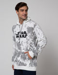 STAR WARS Sweatshirt Hoodie Tie Dye Wording
