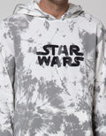 STAR WARS Sweatshirt Hoodie Tie Dye Wording
