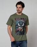 Marvel Transformers Short Sleeve T-Shirt Print Venom Jumping