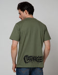 Marvel Transformers Short Sleeve T-Shirt Print Venom Jumping
