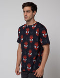Marvel Short Sleeve T-Shirt Spiderman Full Print