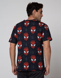 Marvel Short Sleeve T-Shirt Spiderman Full Print