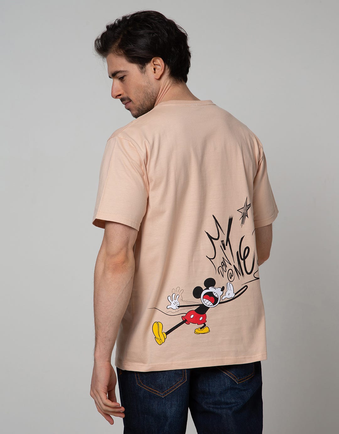 Disney Short Sleeve T-Shirt Print Mickey Yelling
