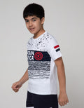 Marvel Avenger Logo Amerika Cut Sewn Short Sleeve T-Shirt