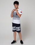 Marvel Avenger Logo Amerika Cut Sewn Short Sleeve T-Shirt
