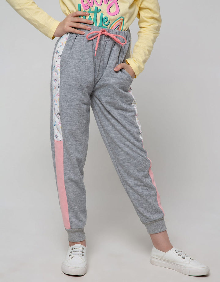 Nevada Jogger Pants Knit Cut N Sewn Side Prt Grafitty