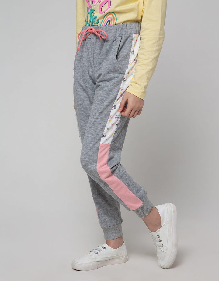 Nevada Jogger Pants Knit Cut N Sewn Side Prt Grafitty