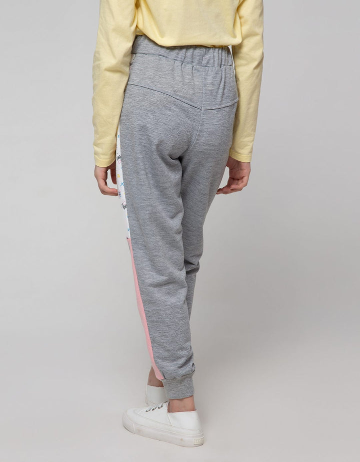 Nevada Jogger Pants Knit Cut N Sewn Side Prt Grafitty